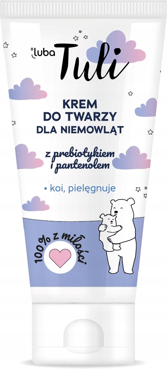 Luba Tuli Krem do twarzy dla niemowląt z pantenolem i prebiotykiem, 50ml