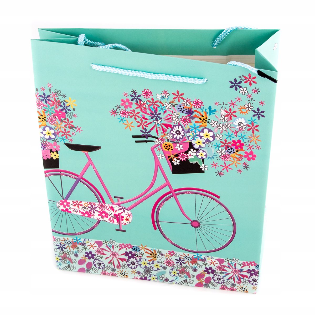 Torba Prezentowa Rowery 26X32Cm Różne Kolory