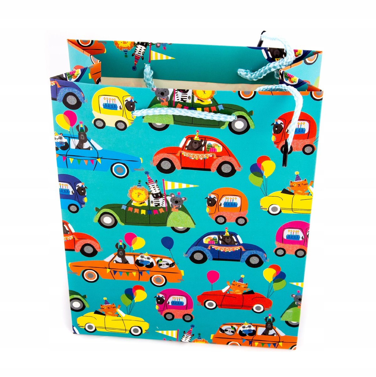 Torba Prezentowa Mała Auta 18X23Cm Różne Kolory