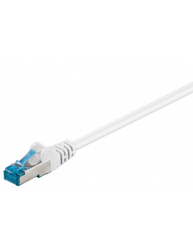 Kabel Lan Patchcord Cat 6A S/ftp biały 3m