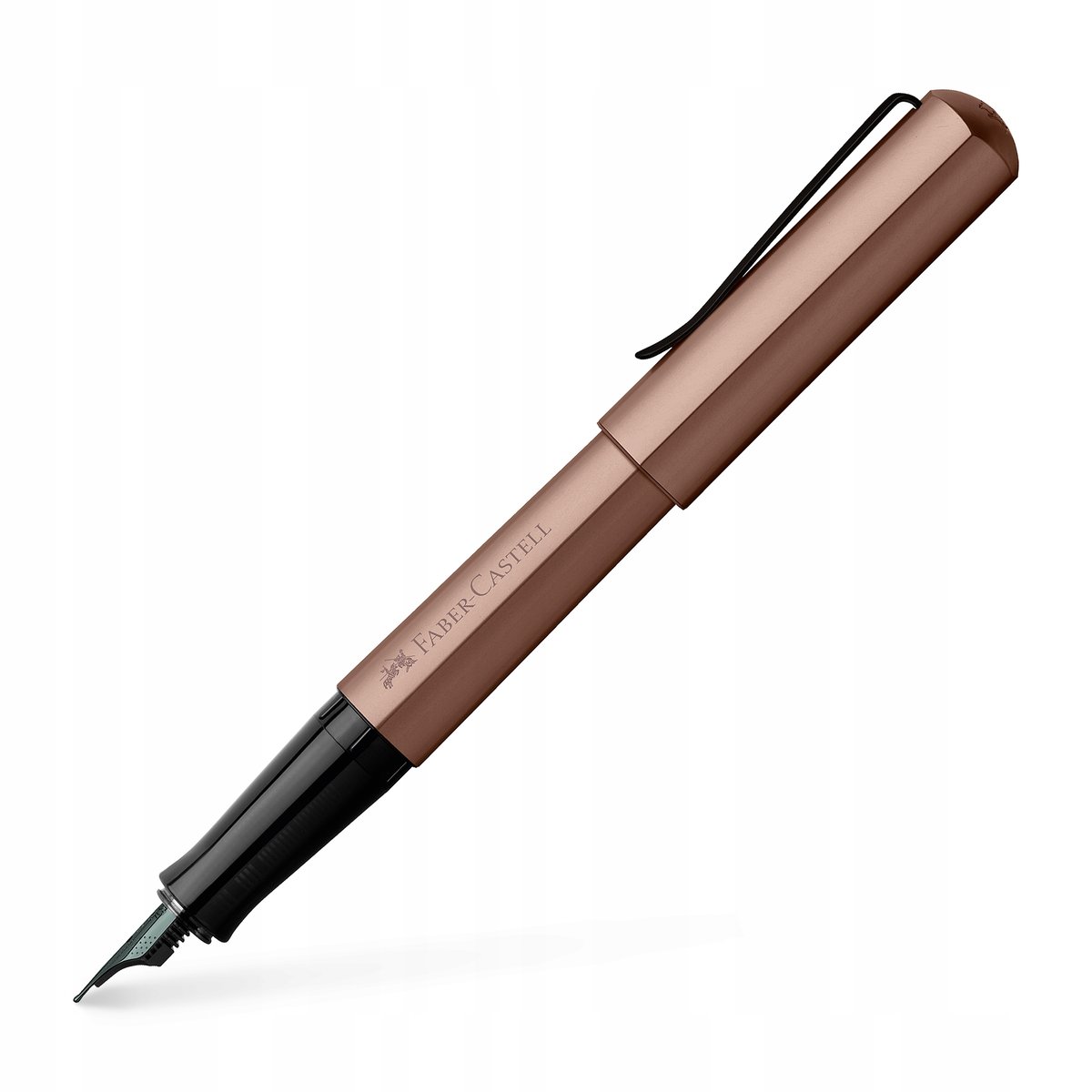 Faber-Castell Pióro Wieczne Hexo Brązowe Ef