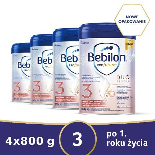 Bebilon Profutura Duobiotik 3 – dla dzieci po 1. roku życia, 4x800g
