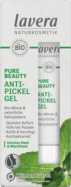 lavera , Pure Beauty żel przeciw pryszczom 15 ml, przezroczysty