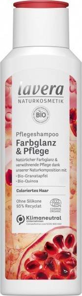 Lavera, Szampon pielęgnacyjny z bio-granatem i bio-komosą do włosów farbowanych, 250 ml