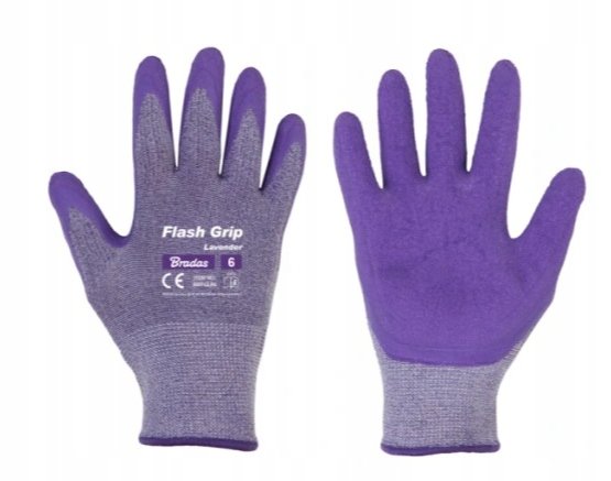 Rękawice ochronne robocze Flash Grip Lavender roz8