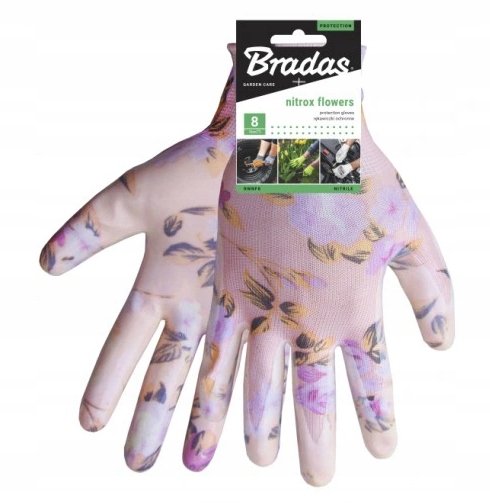 Rękawice Rękawiczki Ochronne Ogrodowe roz.6 RWNF6