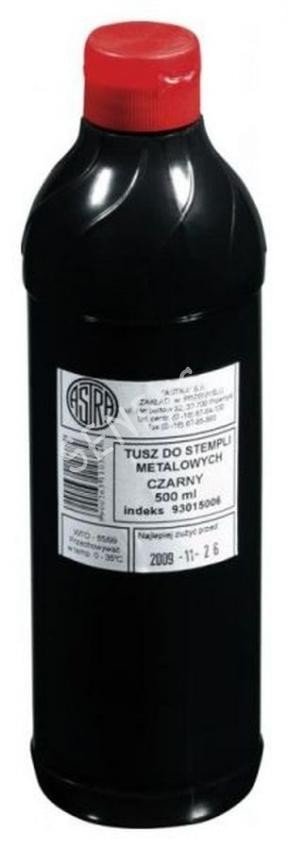 Tusz Do Stempli Metalowych Astra 500 Ml Czarny