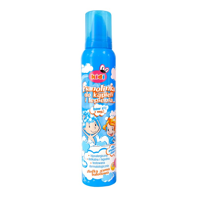 Kidi Pianka Do Kąpieli I Lepienia Słodka Guma Balonowa 200ML