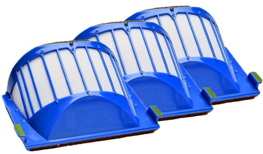 3X Filtr Powietrza Aerovac Do Irobot Roomba 500 & 600