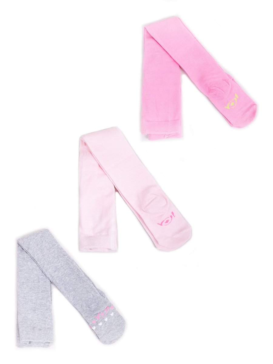 Rajstopy Dziewczęce Bawełniane We Wzory 3Pak 68-74 Yoclub