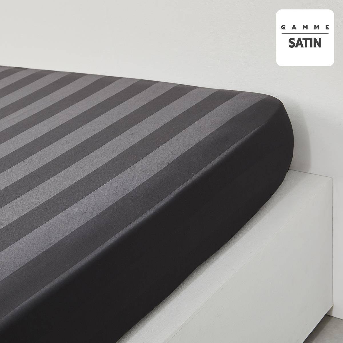 Prześcieradło Z Gumką Satin, Perkal, 160 X 200 Cm