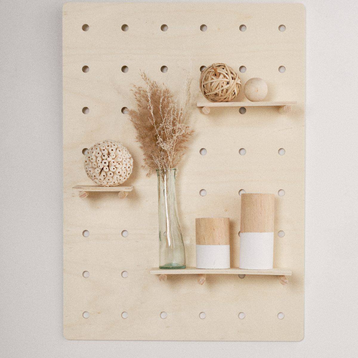 Organizer Na Ścianę Simplicity, 3 Półeczki, 70 X 50 Cm