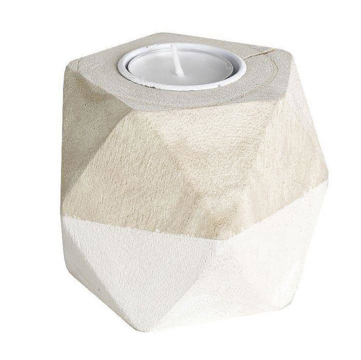 Świecznik Drewniany Pure Na Tealighty