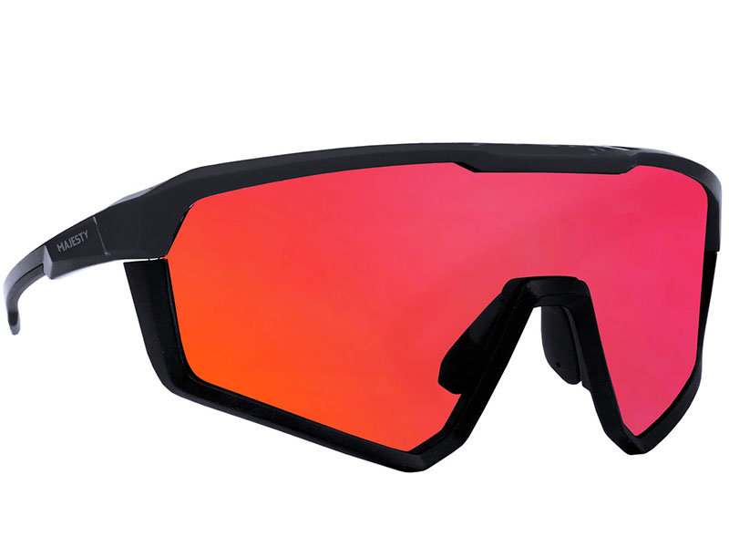 Zdjęcia - Okulary przeciwsłoneczne Majesty Pro Tour Black/Red Ruby Outdoor rzeciwsłoneczne okulary 