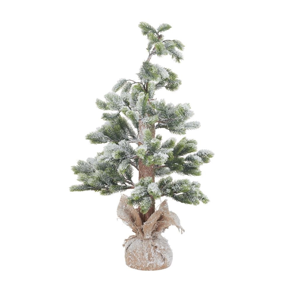 Choinka ośnieżona 90 cm w worku jutowym VILLA ITALIA