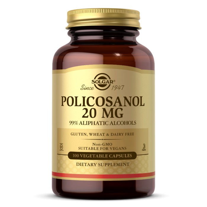 Solgar, Policosanol 20 mg, 100 kaps.