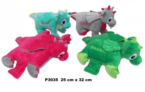 Sun-day Maskotka-poduszka smok krakowski mix kolorów