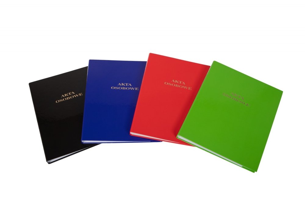 Barbara INNY Segregator Teczka Do Akt Osobowych Z Ringiem A B C D Granat 18222 133L131