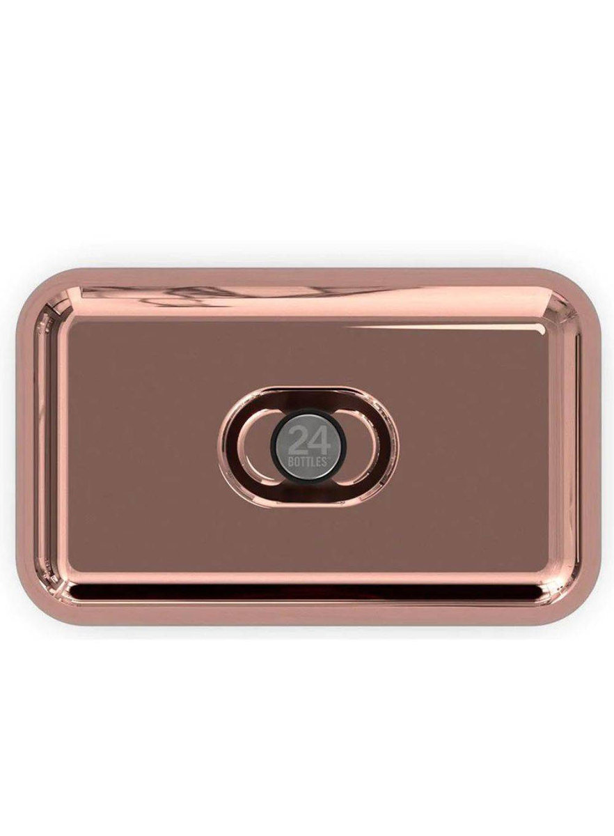 Zdjęcia - Pojemnik na żywność Rose Lunchbox stalowy hermetyczny 24Bottles -  gold 