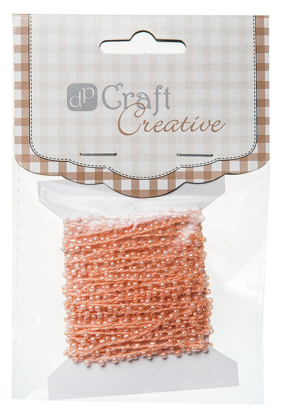 DpCraft Sznureczek Koralików 4,5M Pomarańcz