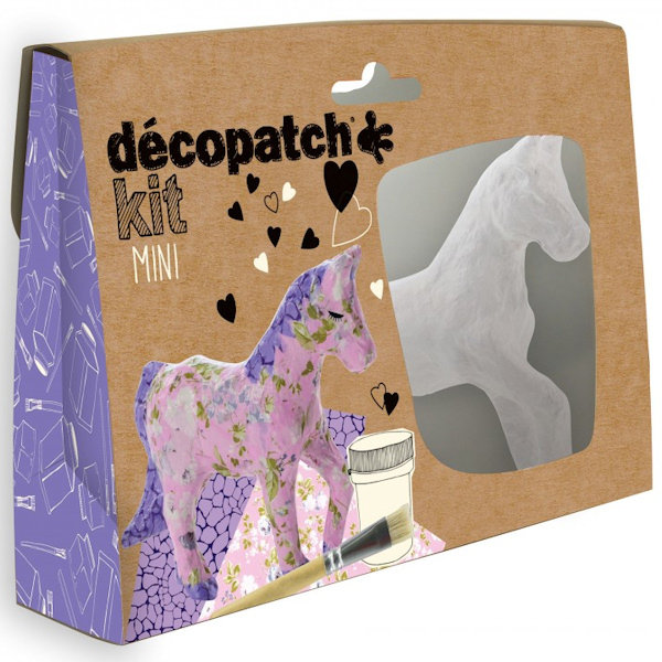 Decopatch Art déco Patch zestaw do majsterkowania z masy papierniczej, brązowy KIT010O