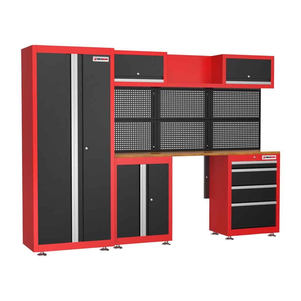 Zestaw mebli warsztatowych garażowych 13 elementów Holzmann WESS13