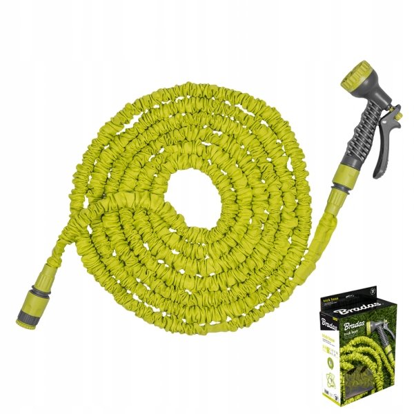 Zestaw ogrodowy TRICK HOSE 5m - 15m zielony