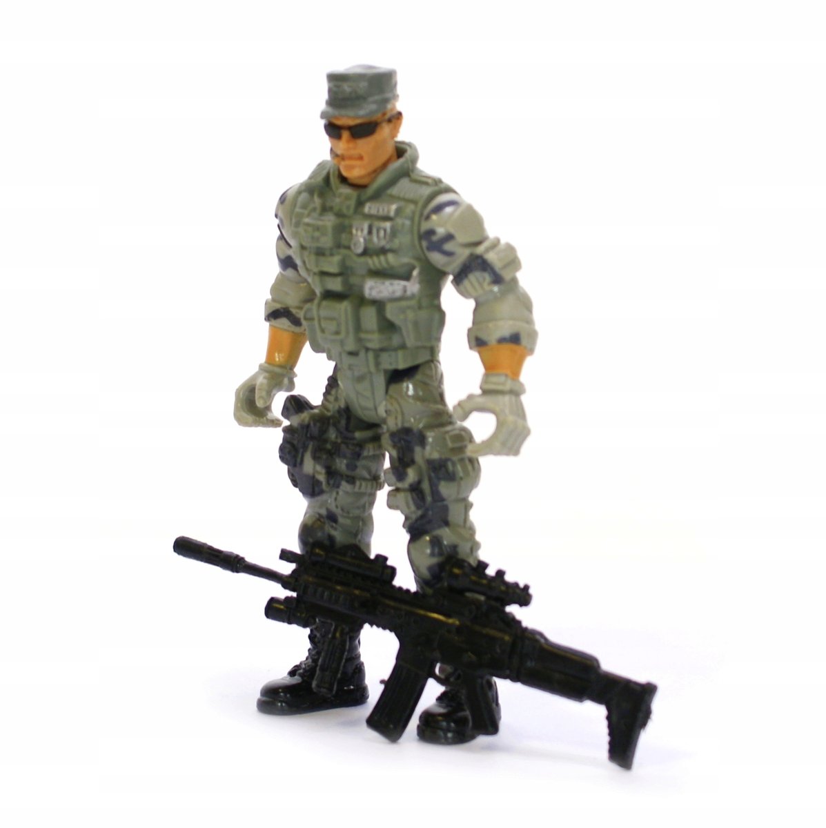Figurka Żołnierz Z Karabinem Zabawka Wojsko