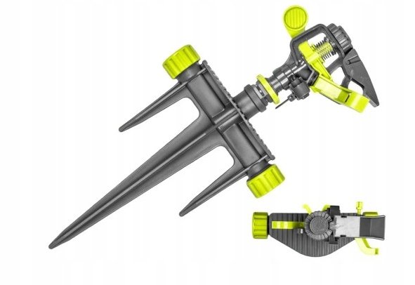 BRADAS Zraszacz ogrodowy pulsacyjny na kolcu trójzębnym LE-6105 3225 LE-6105