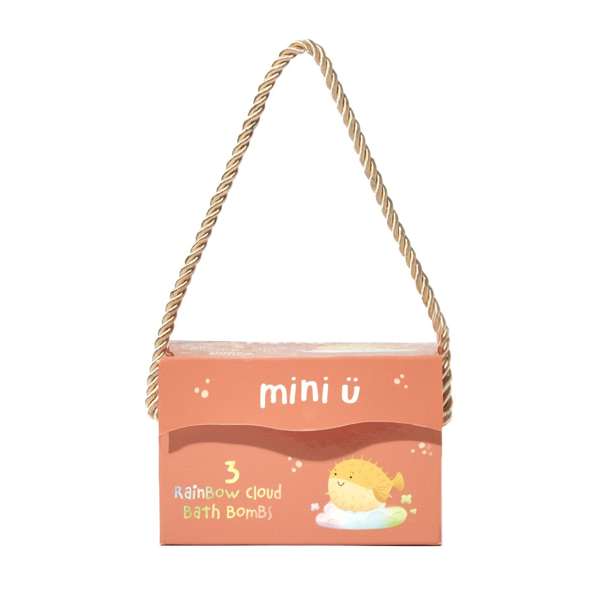 Zestaw 3 Kąpielowych Chmurek Do Kąpieli Dla Dzieci -  3 X 130G - Mini U
