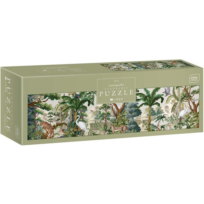Puzzle panorama 1000 Secret Garden 1 - INTERDRUK