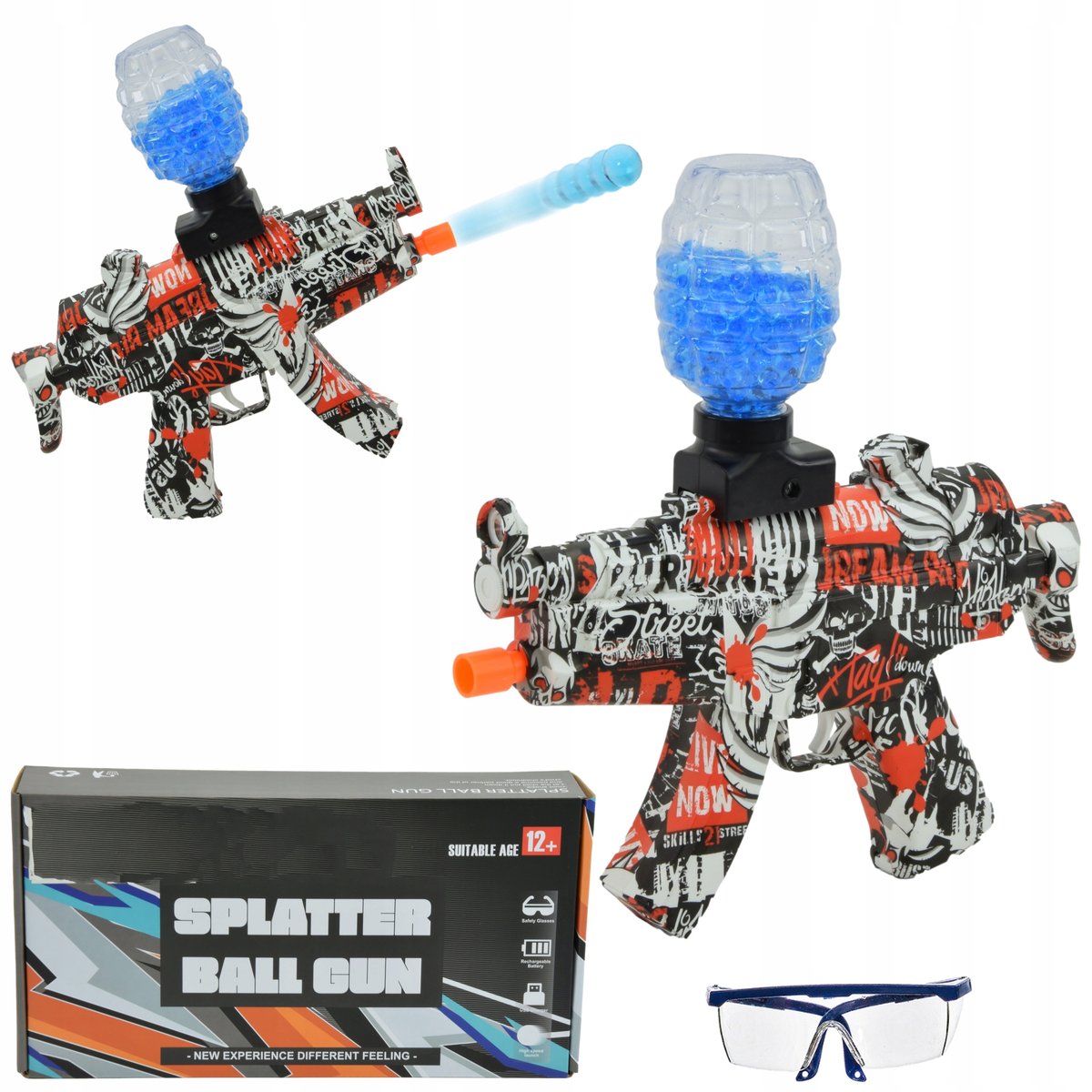 Karabin Pistolet Automat Na Kulki Żelowe Mini Mp5