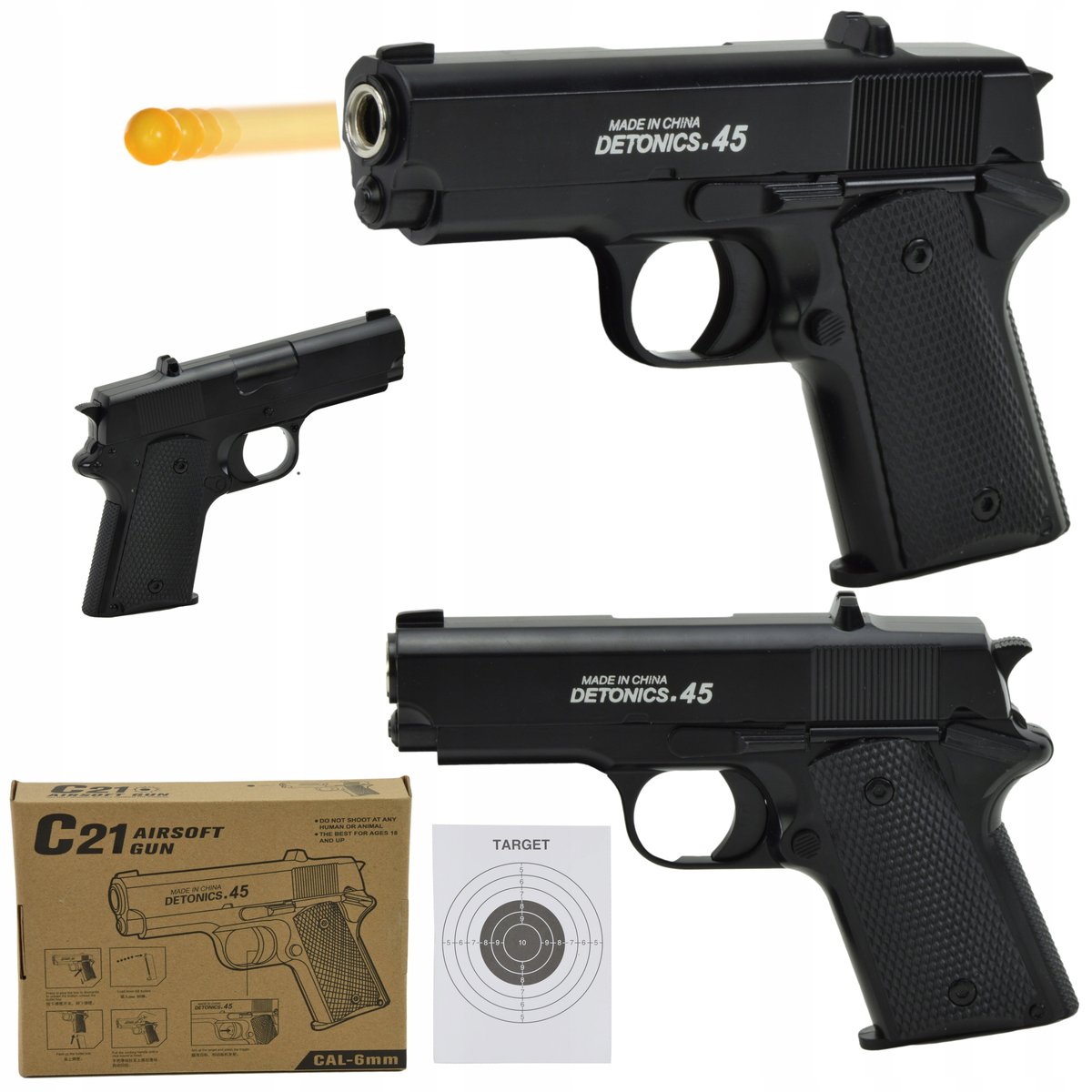 Metal Asg Broń Pistolet Na Kulki Replika Karabin