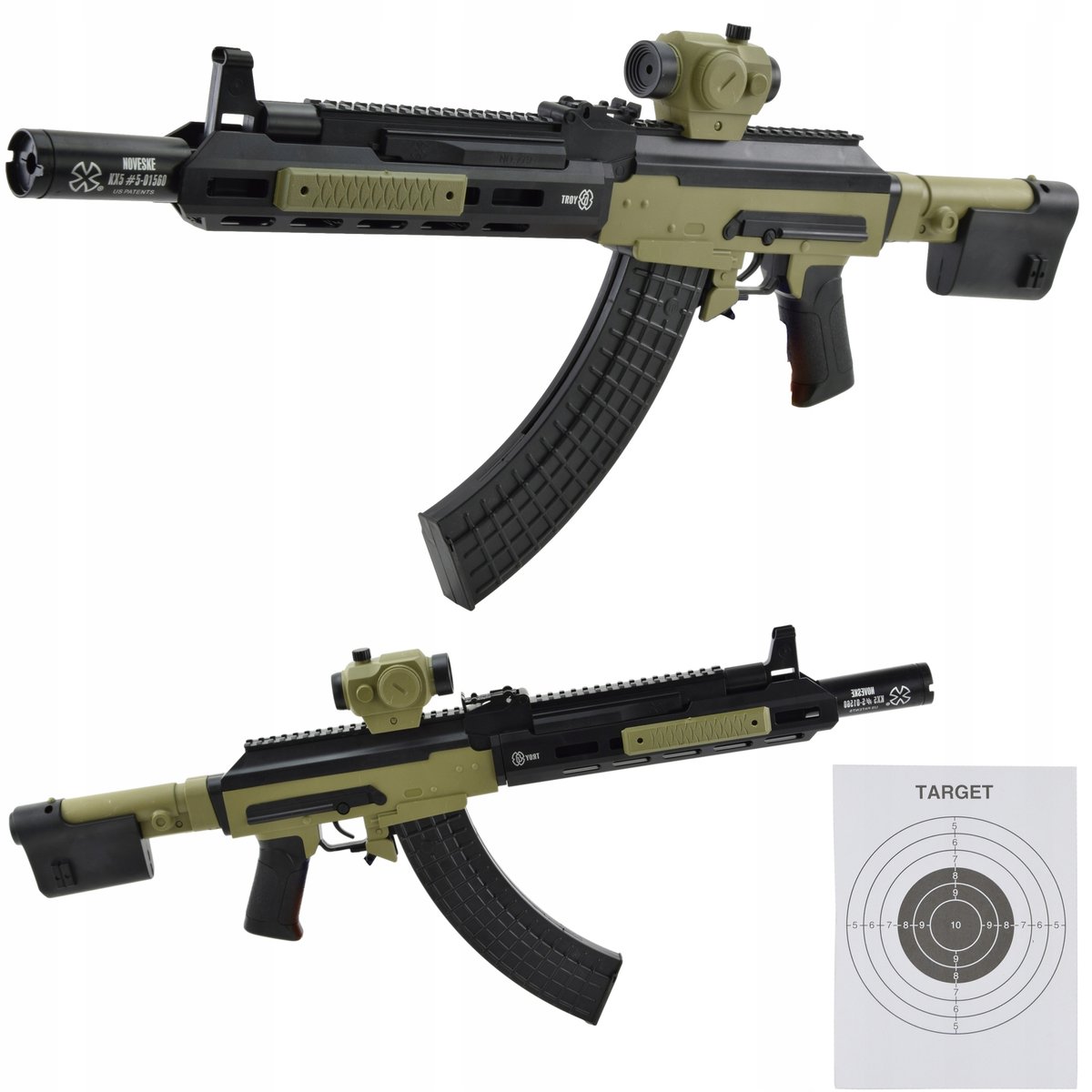 Skleplolki Duży karabin na kulki laser ASG 71CM 6MM