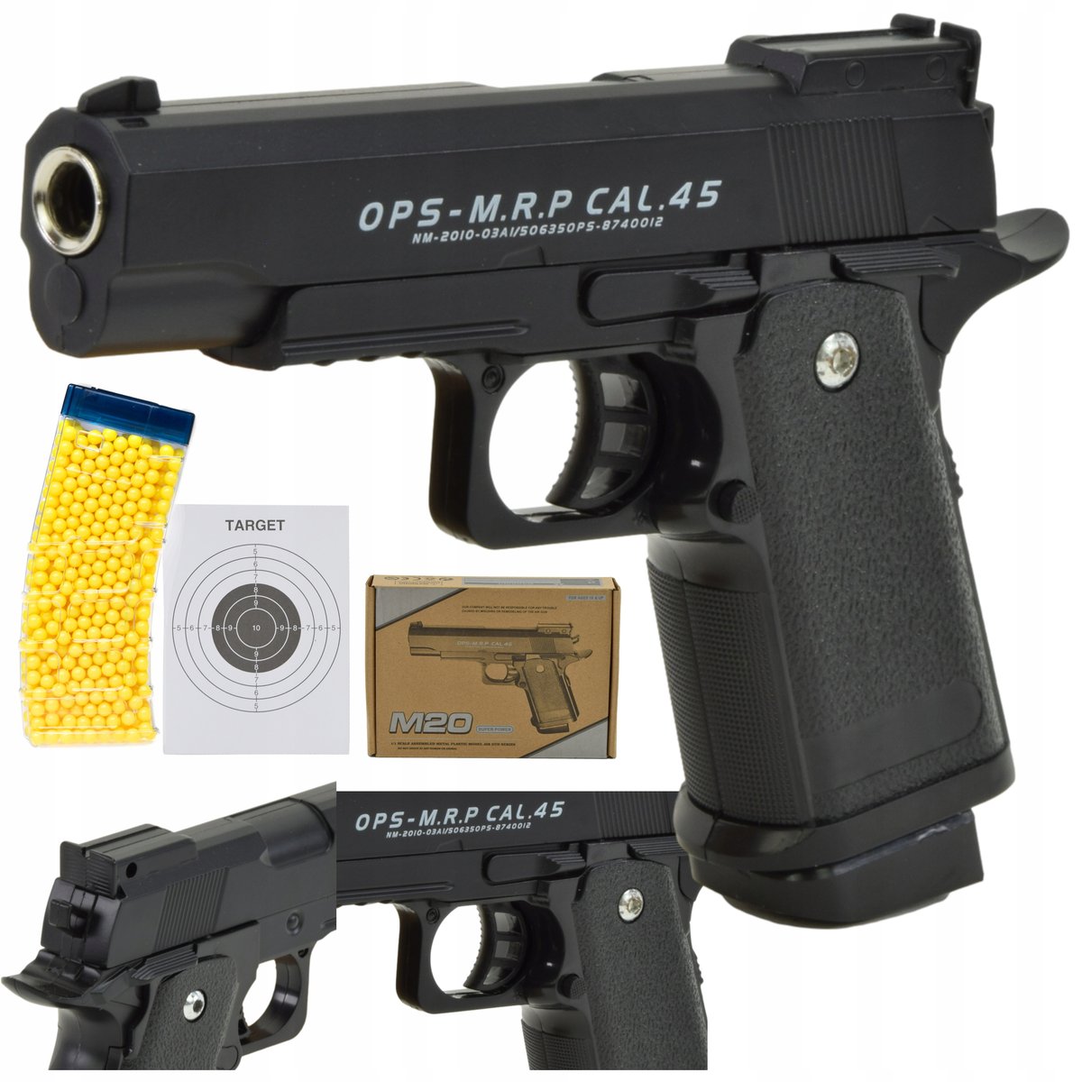 Pistolet Metalowy Na Kulki 800 Kulek Gratis