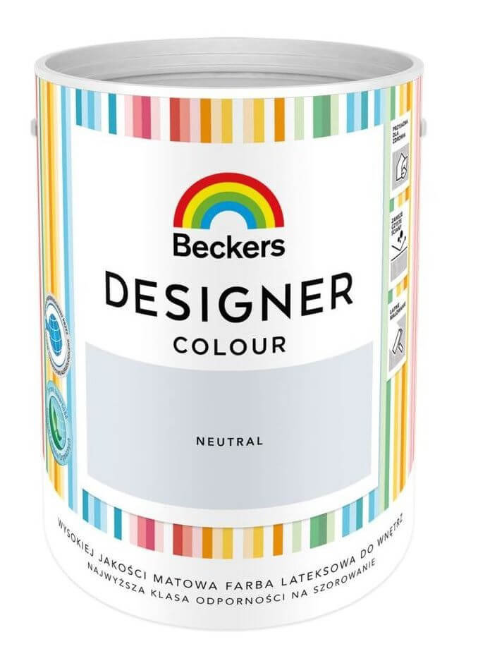 Beckers Farba do ścian i sufitów DESIGNER COLOUR 5 l Neutral