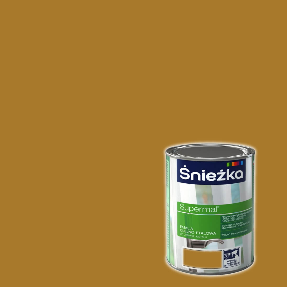 Śnieżka Emalia Olejna Orzech Jasny F555 10L farba
