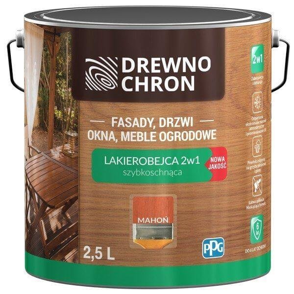 Lakierobejca Ochronno-dekoracyjna 2.5 l Mahoń Drewnochron