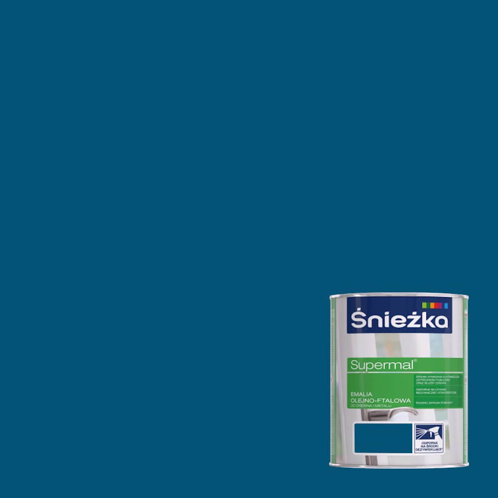 Śnieżka Emalia Olejna Niebieski F525 0,2L farba ft