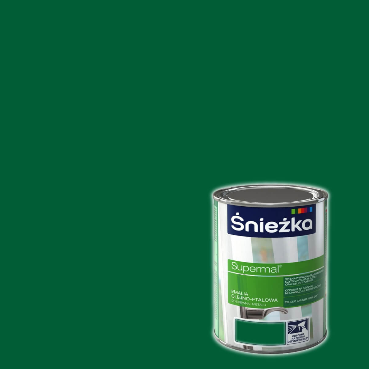 Śnieżka Emalia Supermal zielona mięta 5 l
