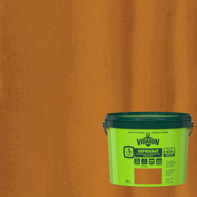 VIDARON VIDARON IMPREGNAT OCHRONNO-DEKORACYJNY OGRODOWY R02 Teak 9L