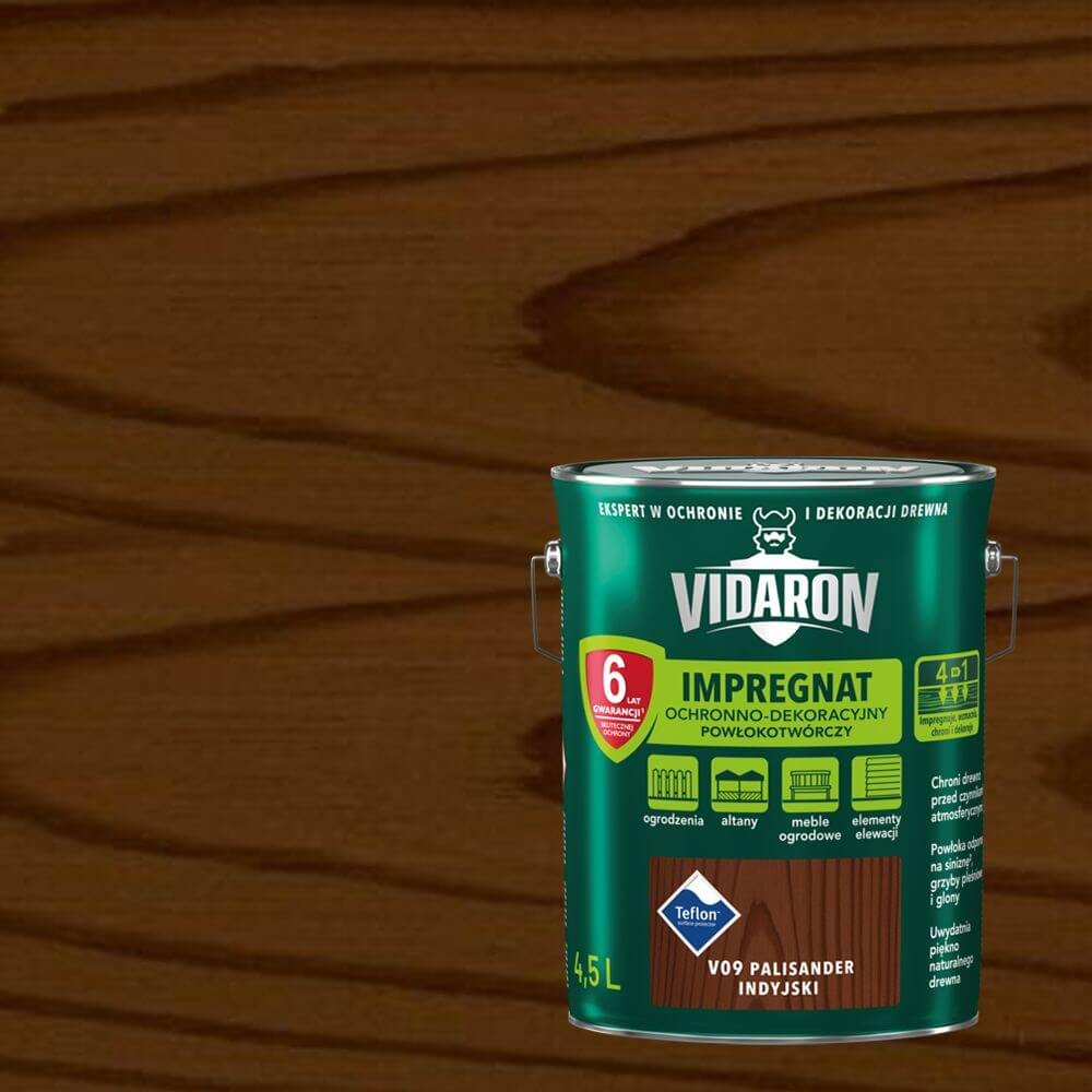 Vidaron Impregnat do drewna palisander indyjski 4 5 l