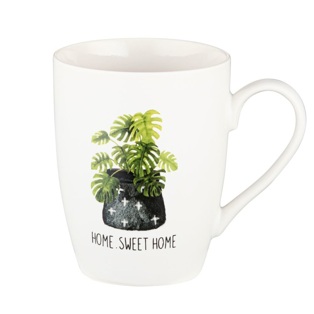 Kubek Porcelanowy Dekorowany 330 Ml Botanic 1 Villa Italia