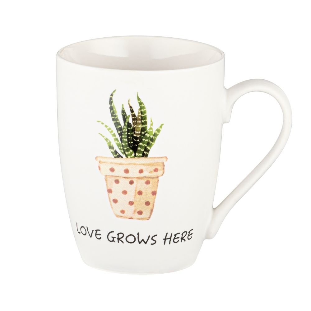 Kubek Porcelanowy Dekorowany 330 Ml Botanic 3 Villa Italia