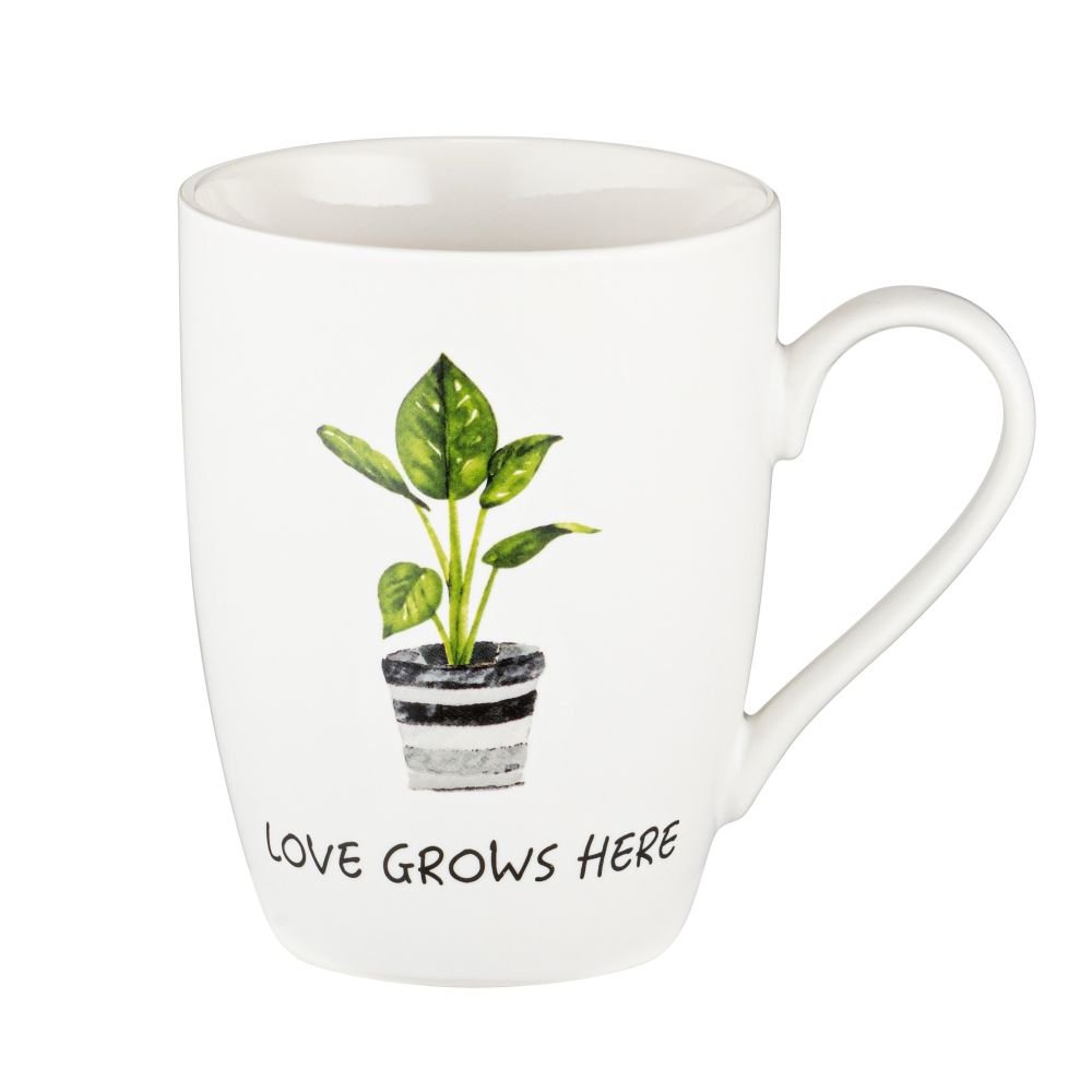 Kubek Porcelanowy Dekorowany 330 Ml Botanic 4 Villa Italia