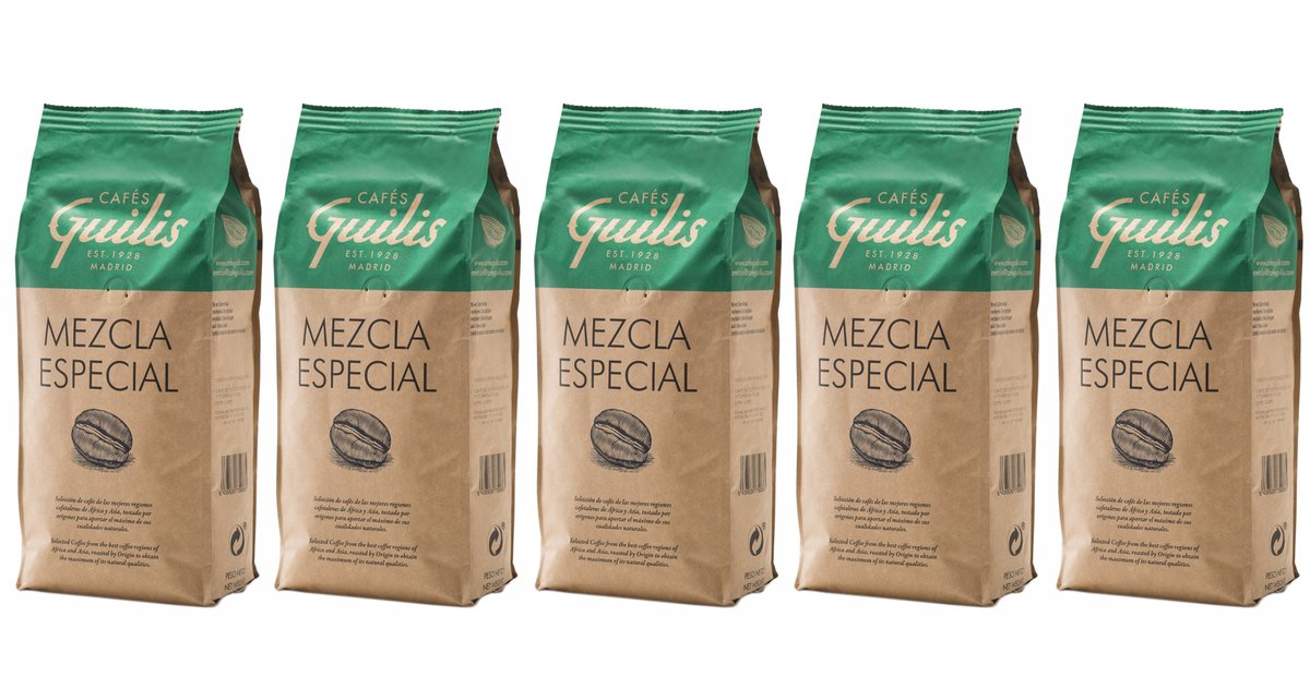 Kawa Ziarnista Mezcla Especial Cafeś Guilis 5*1Kg