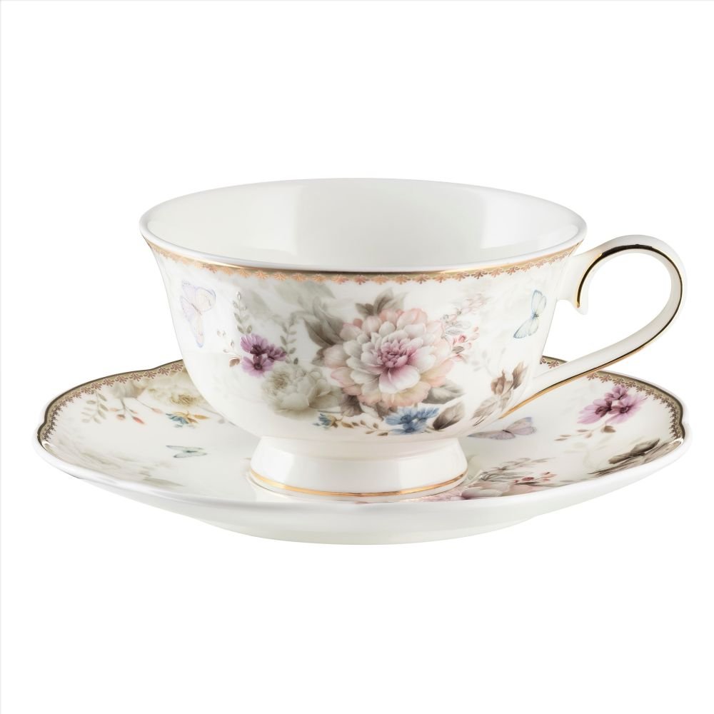Filiżanka Porcelanowa 200 Ml Ze Spodkiem Isabelle Villa Italia
