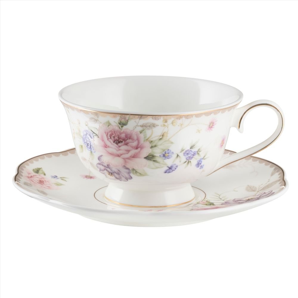 Filiżanka Porcelanowa  200 Ml Ze Spodkiem Kate Villa Italia