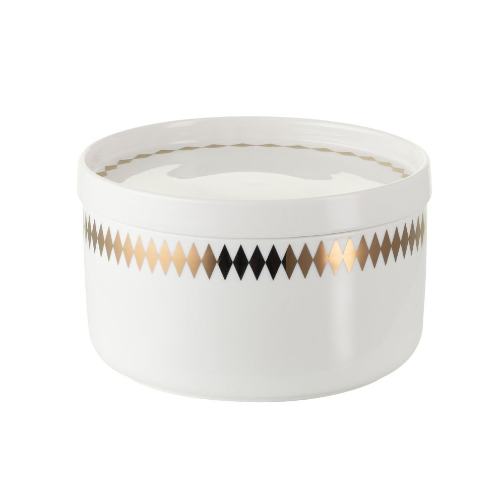 Miseczka Porcelanowa 15 cm Z Przykrywką Gaja Villa Italia