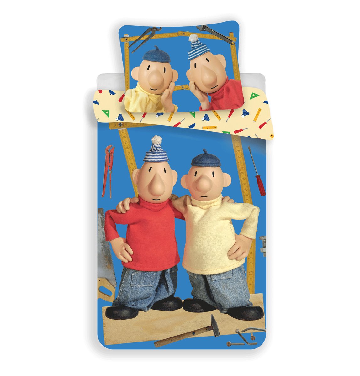 Jerry Fabrics Pościel Bawełniana Sąsiedzi Pat i Mat 03 35879